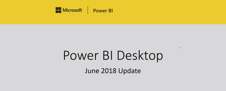 Power BI Update June 2018